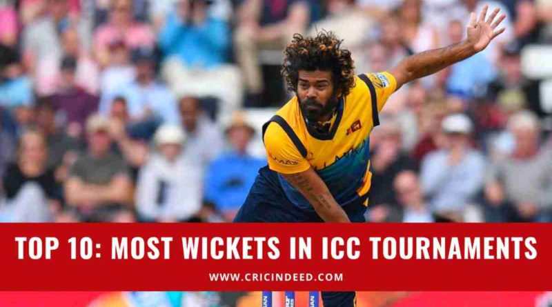 most wickets in icc tournaments