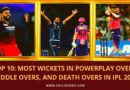 most wickets in powerplay voers, middle overs and death overs in ipl