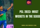 most wickets in psl 2023
