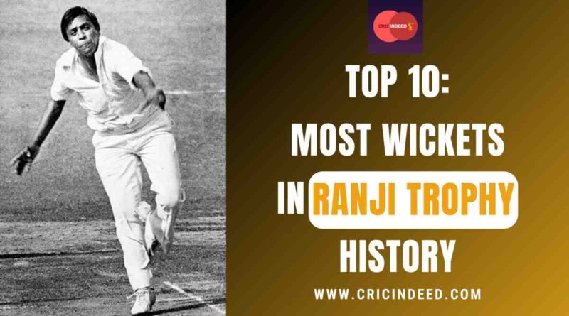 Top 10: Most Wickets in Ranji Trophy History