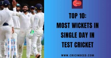most wickets in single day in tests