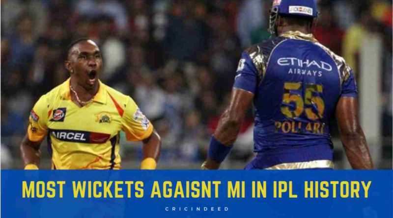 most wickets vs mumbai indians in ipl