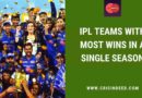 most wins in a single ipl season