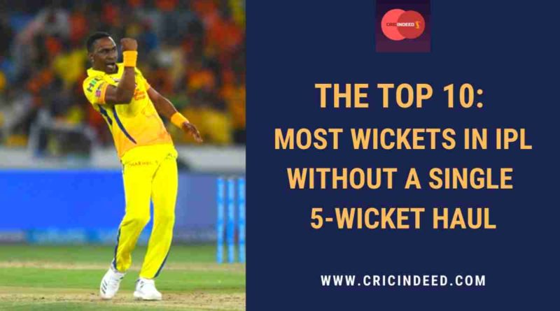 mot wickets without a single 5-wicket haul