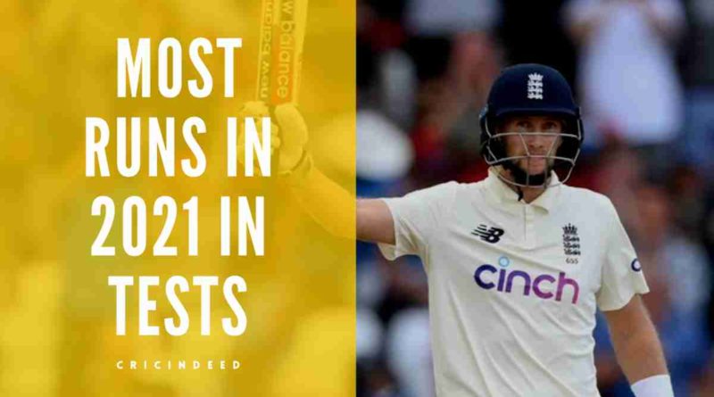 Most Test Runs in 2021