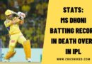 Stats: MS Dhoni Batting Record in Death Overs in IPL