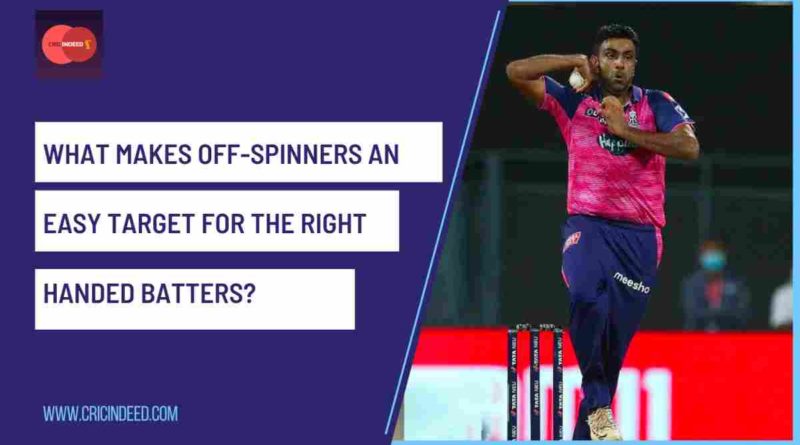 off spinner vs right handed batsman