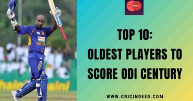 Oldest Players to Score ODI Century
