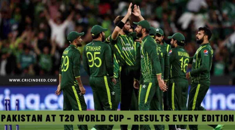 Pakistan at the T20 World Cup – Results Every Edition
