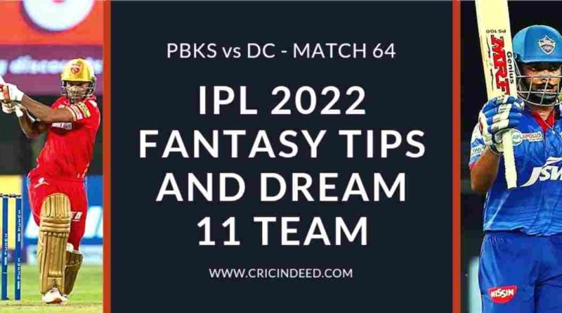 pbks vs dc 2022 dream11 team predictions