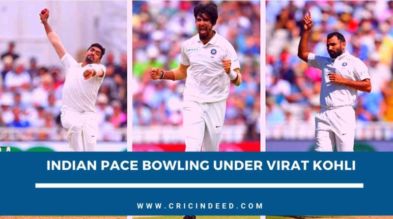 Performance of Indian pace bowling under Virat Kohli