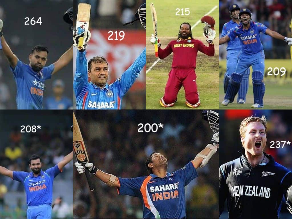 players with double centuries in ODI