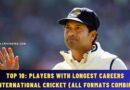 Top 10: Players with Longest Careers in International Cricket (All Formats Combined)