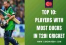 Top 10: Players with Most Ducks in T20I Cricket