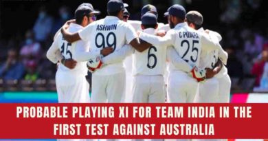 playing xi for india in the first test vs australia