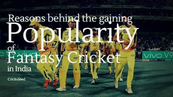 Popularity of Fantasy Cricket in India