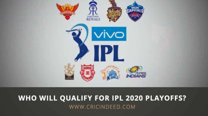 Predicting who will qualify for the IPL 2020 Playoffs