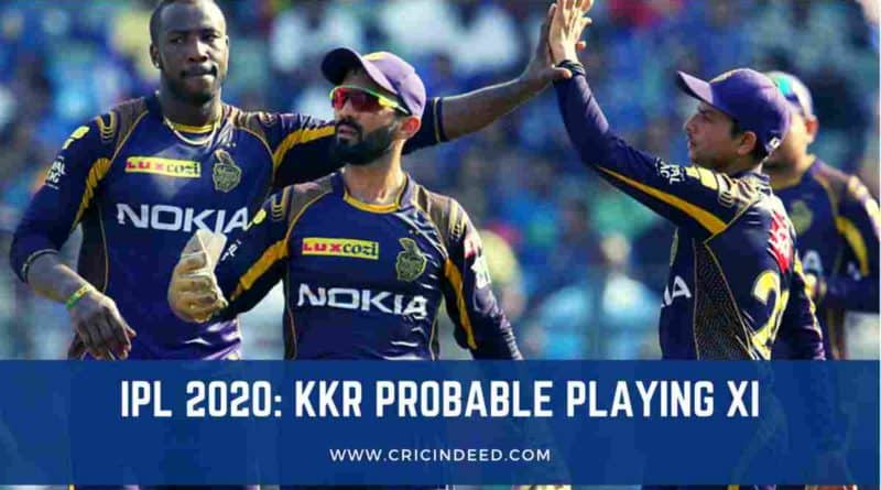 Probable KKR Playing XI for IPL 2020