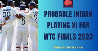probable playing xi for india vs australia in wtc finals 2023