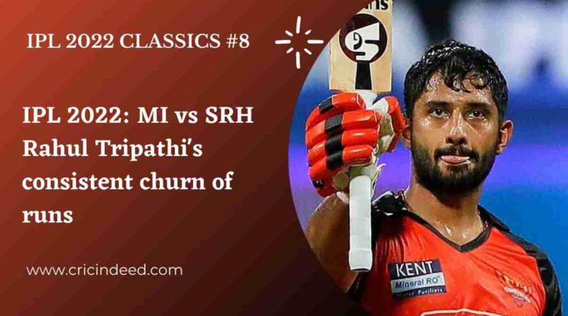 rahul tripathi 76 vs mumbai indians