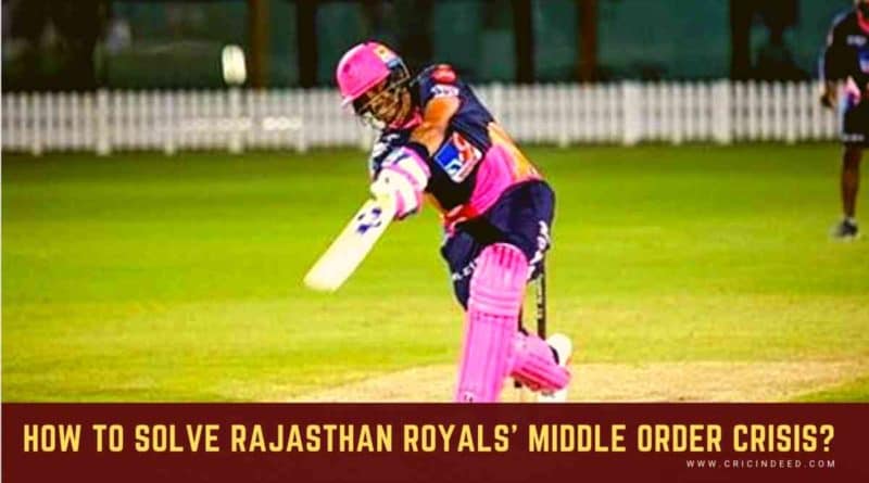 Rajasthan Royals Middle-order batting weakness