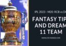 RCB vs DC Dream11 Predictions IPL 2023