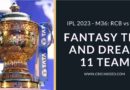 rcb vs kkr dream11 predictions ipl 2023 fantasy tips