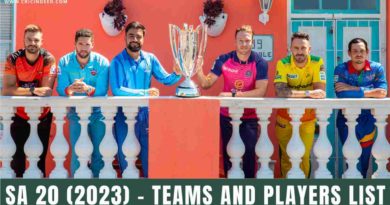 sa 20 teams and squads