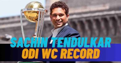 Sachin Tendulkar with WC Trophy
