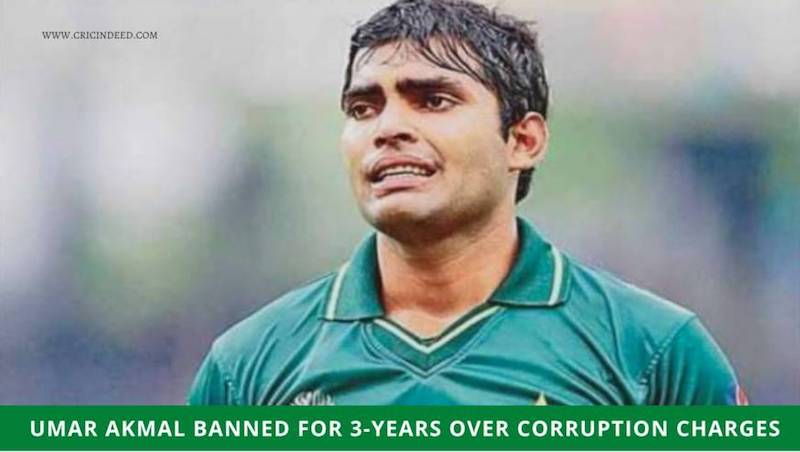 Umar Akmal banned for 3 years