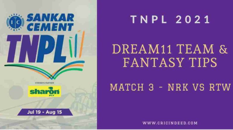 NRK vs RTW Dream11 prediction