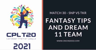 St Kitts & Nevis Patriots vs Trinbago Knight Riders