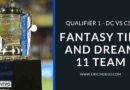 DC VS CSK QUALIFIER DREAM11 PREDICTIONS