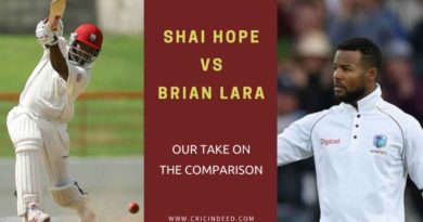 Shai Hope vs Brian Lara