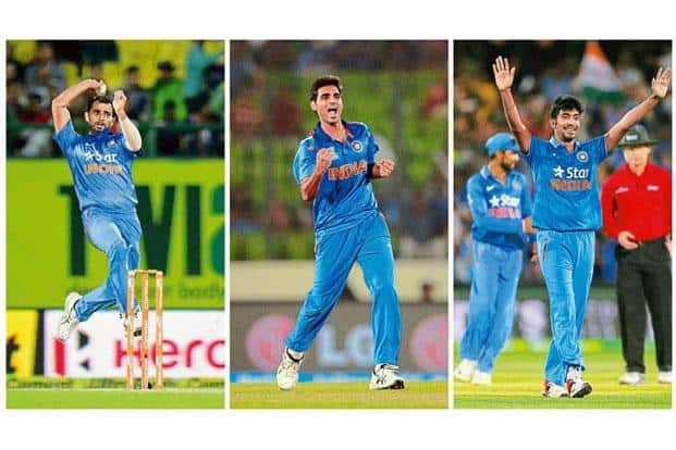 shami bhuvi bumrah