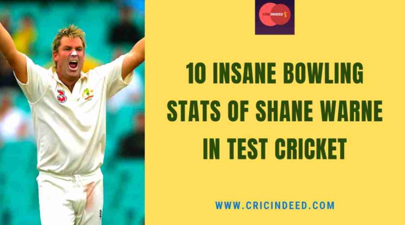 shane warne bowling stats