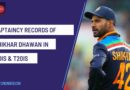 shikhar dhawan captaincy records odi t20s