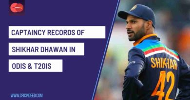 shikhar dhawan captaincy records odi t20s
