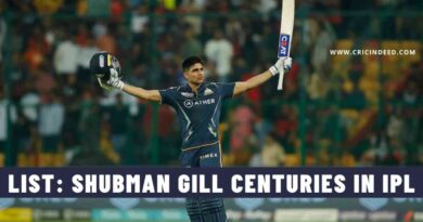 List: Shubman Gill Centuries in IPL