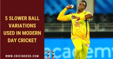 slower ball variations in cricket