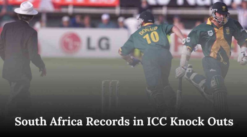 south africa and icc tournament knock out matches history