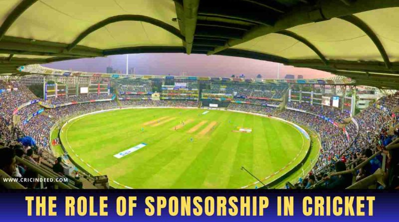 sponsorship in cricket