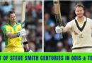 steve smith test and odi century lists