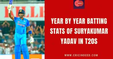 suryakumar yadav yearwise batting stats in t20I