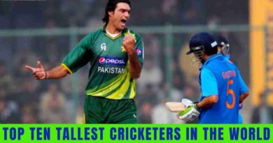 tallest cricketers in the world