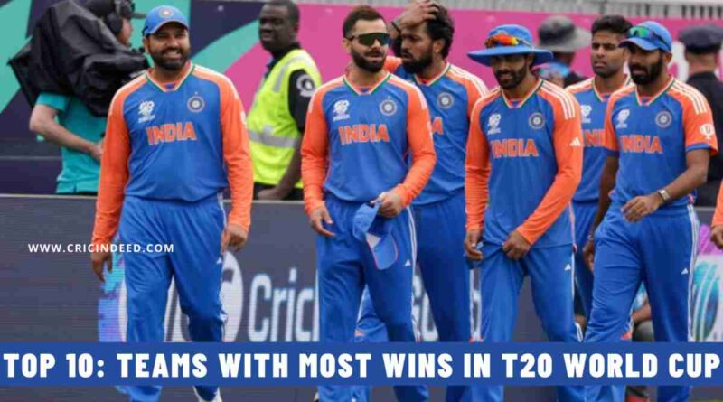 Top 10: Teams with Most Wins in T20 World Cup History