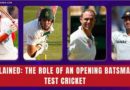 the art of test opening batting