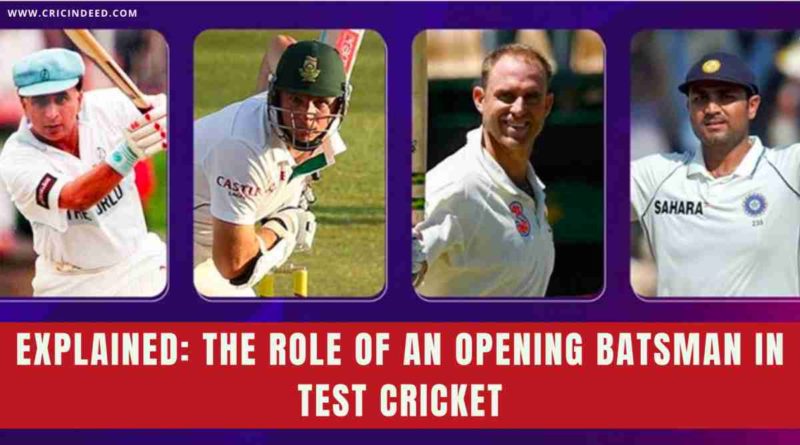 the art of test opening batting
