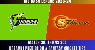thu vs sco dream11 predictions bbl 2023/24