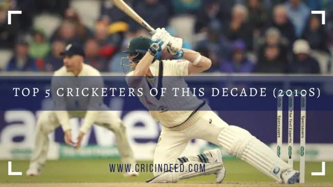 top 5 cricketer of the decade 2010s